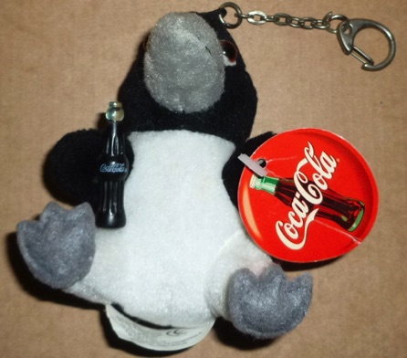 93196-4 € 4,00 coca cola sleutelhanger pinguin